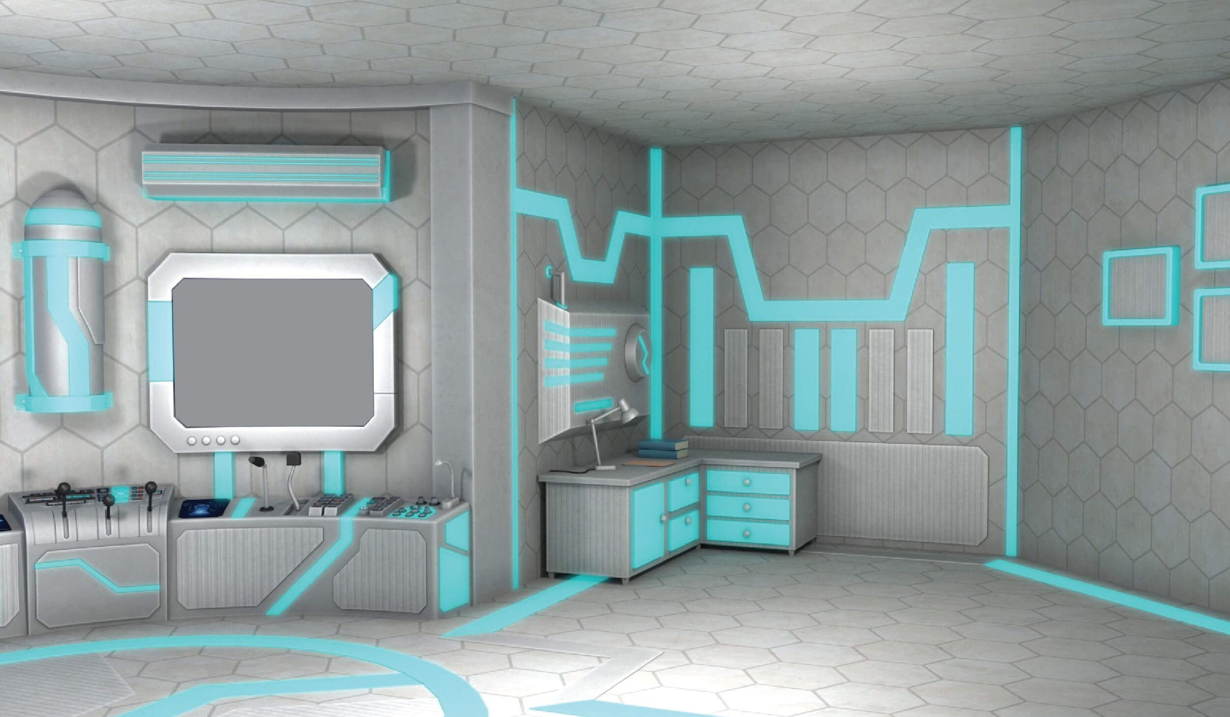 3D Interior Visualization Render